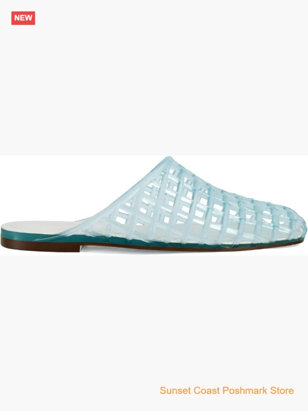 Closed Toe Mesh Hollow Jelly Mules Sandals Slip On Casual Summer Beach Slipper